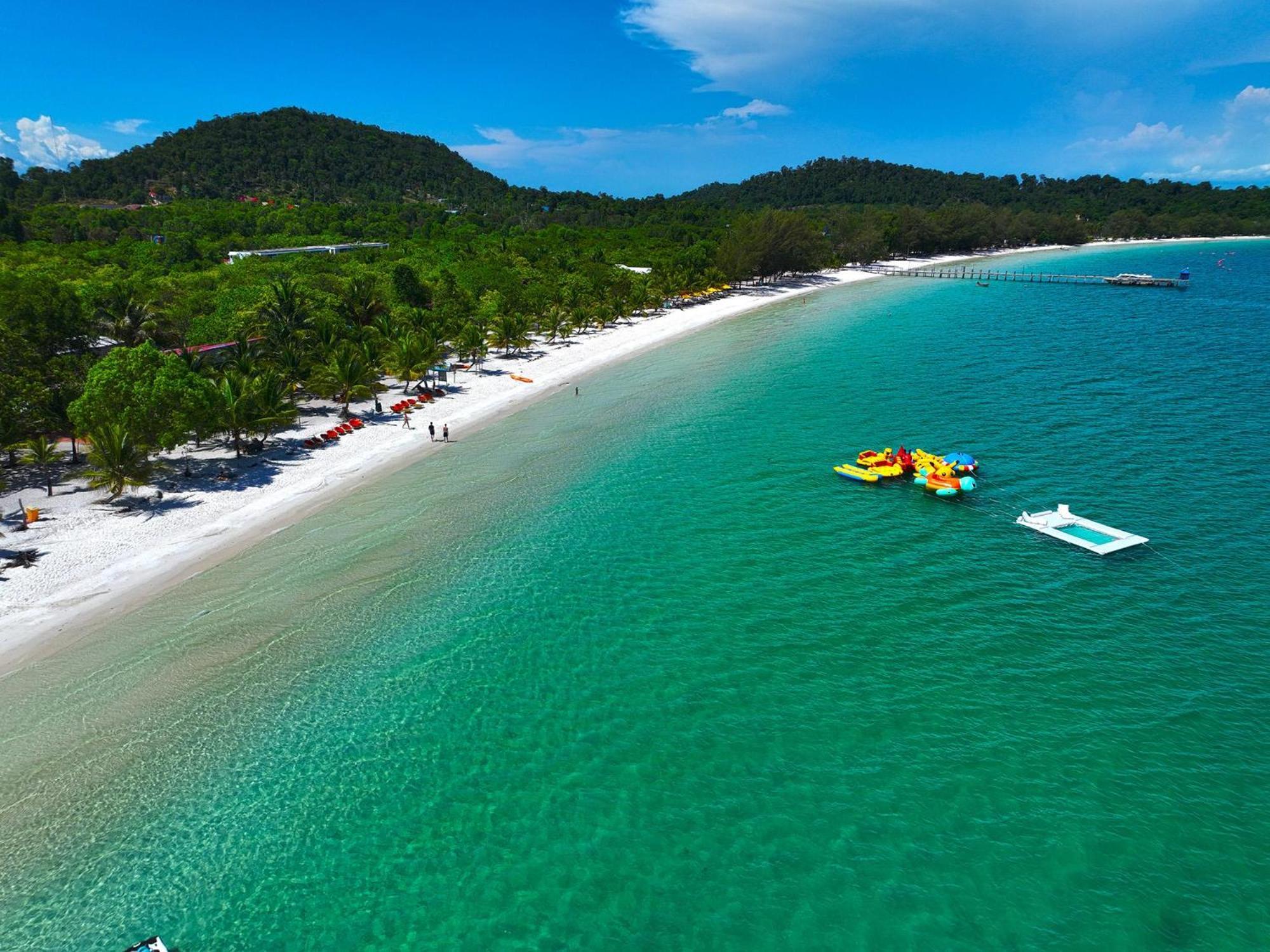 Koh Rong Beach Hostel And Bungalows Kaoh Touch Eksteriør billede